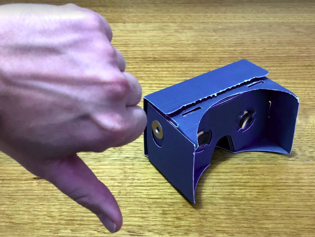 google cardboard vr crap downthumb