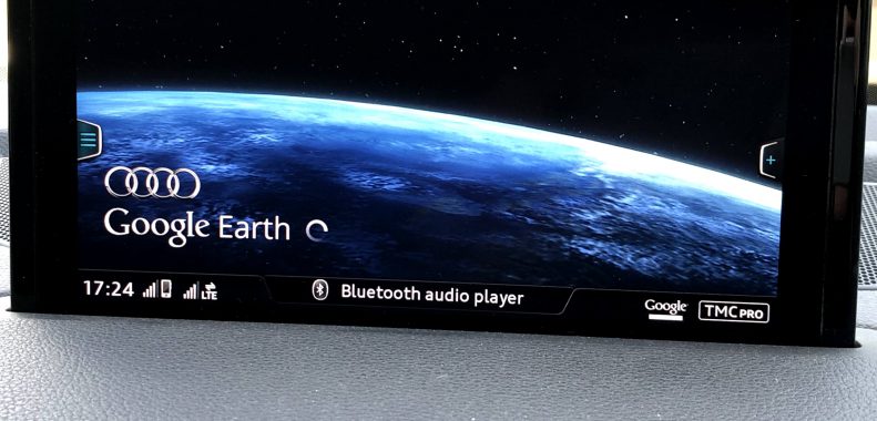 Audi TMC Pro Google Earth loading screen